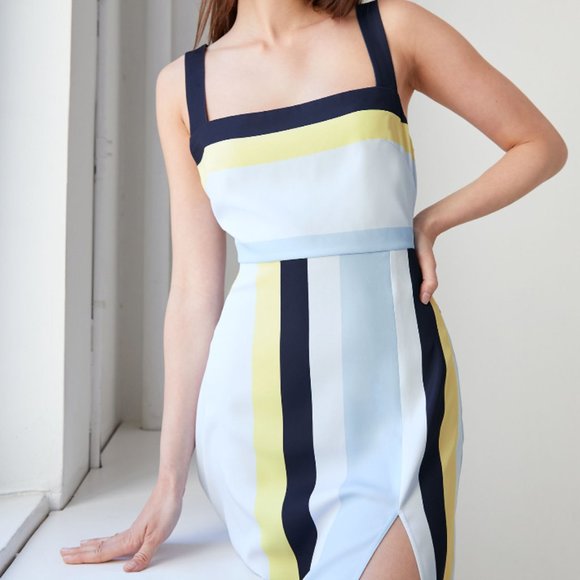 NWT Aritzia Babaton 90S Slit Dress - Picture 4 of 10